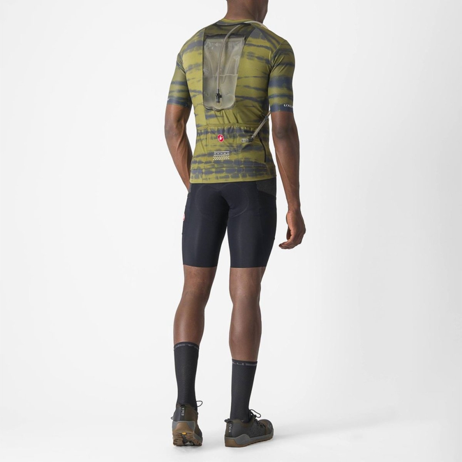 Olive Men Castelli UNLIMITED PRO Jersey | AGBE-58716