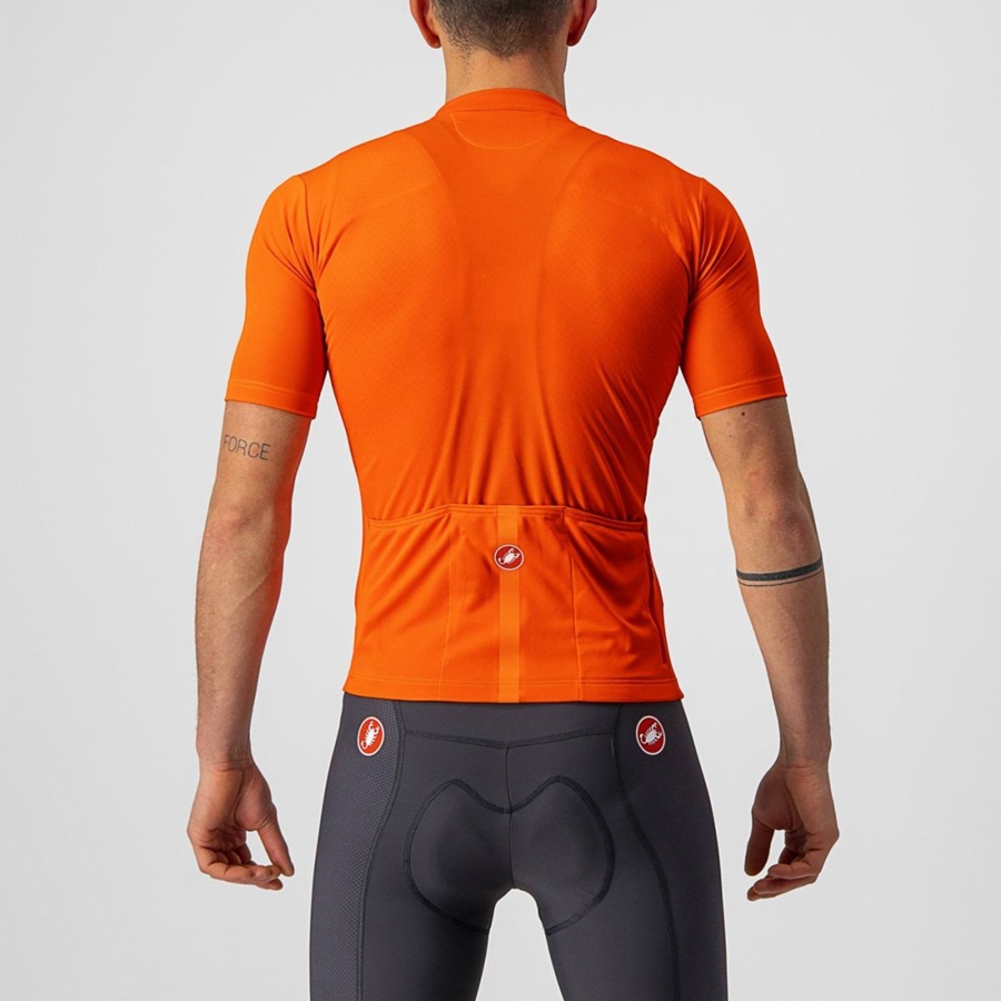 Orange Men Castelli CLASSIFICA Jersey | UNXQ-62435