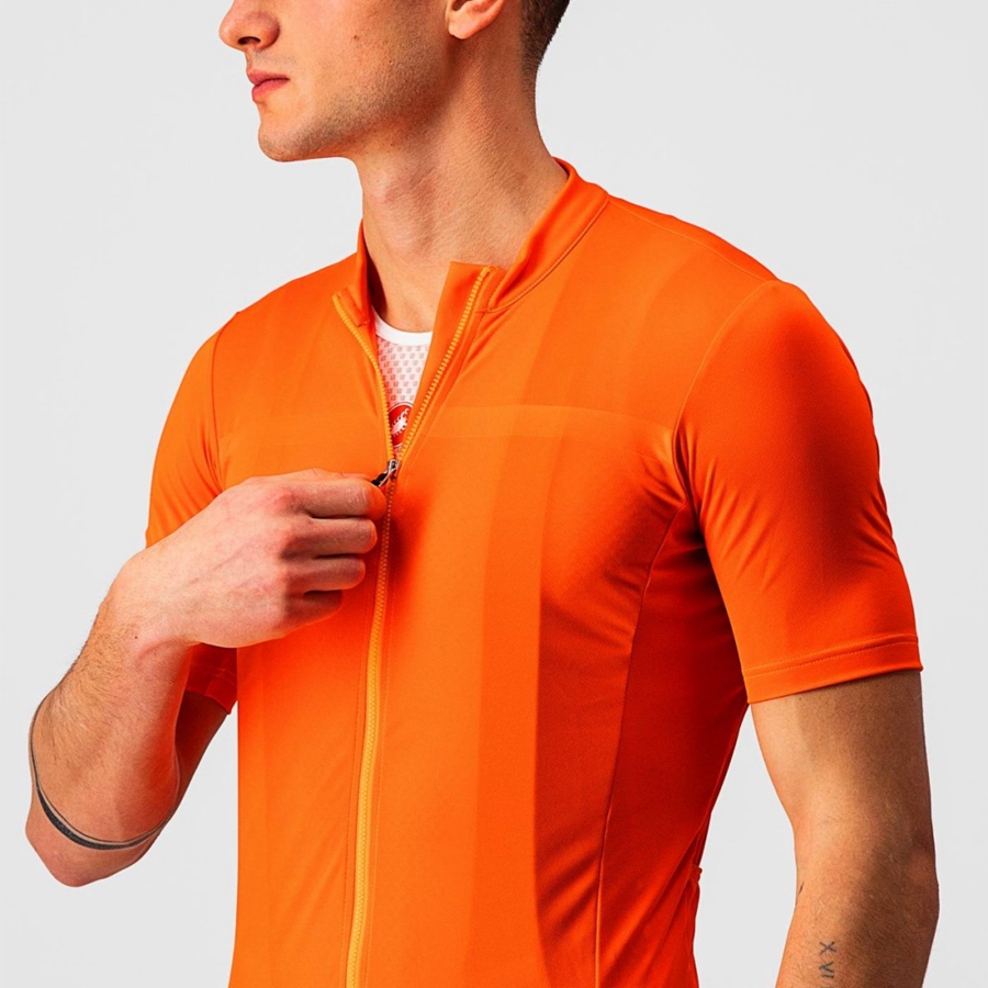 Orange Men Castelli CLASSIFICA Jersey | UNXQ-62435