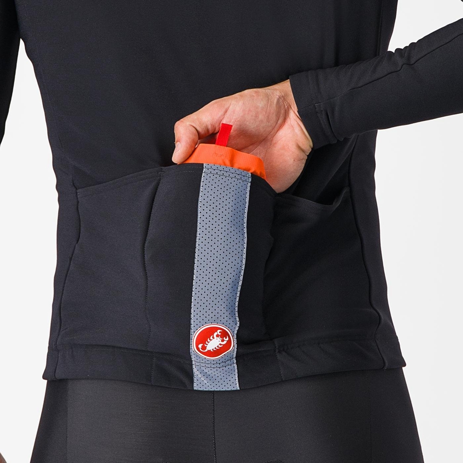 Orange Men Castelli EMERGENCY 2 RAIN Protection | QFSK-78694