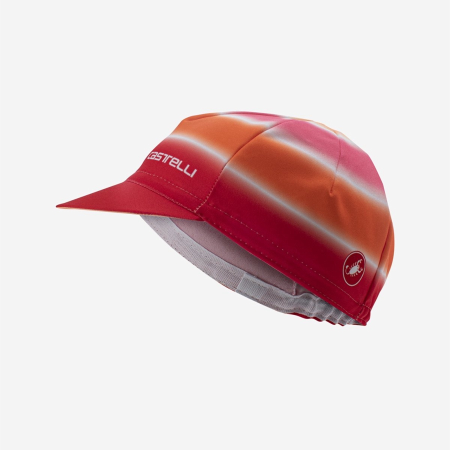 Orange Women Castelli DOLCE Cap | OSPJ-98237