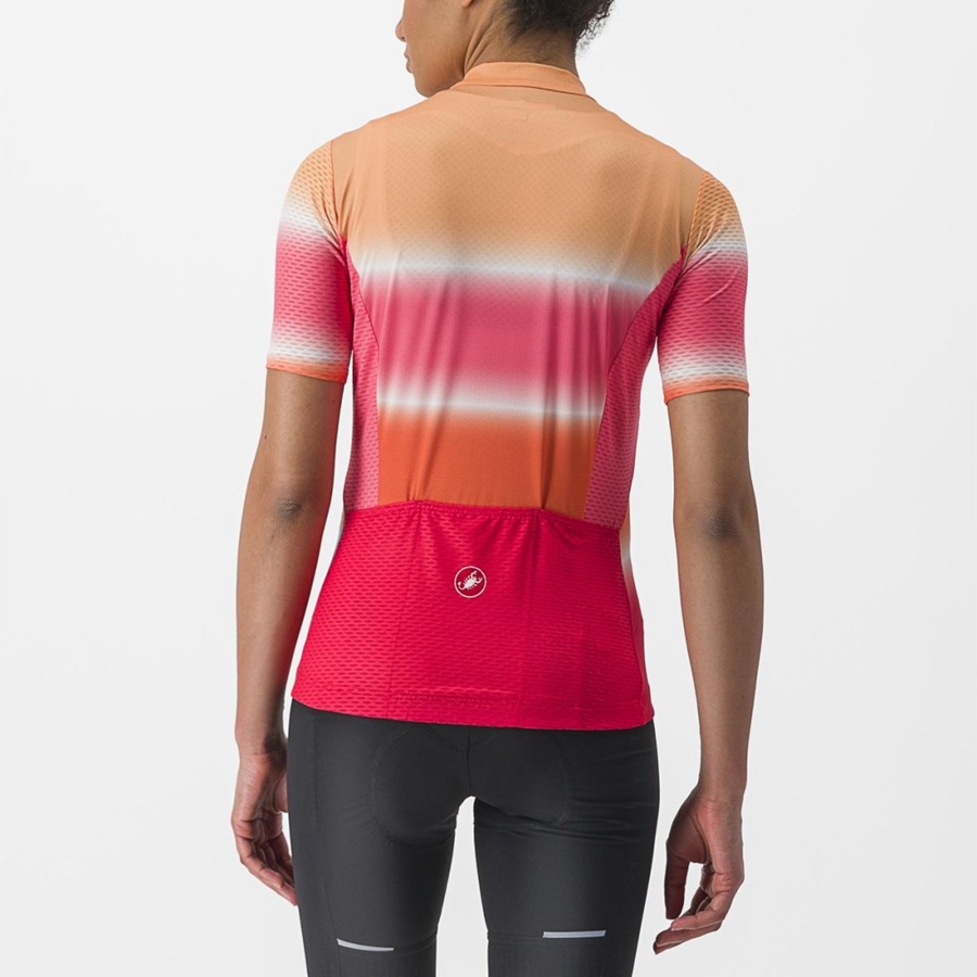 Orange Women Castelli DOLCE Jersey | VAZW-25681