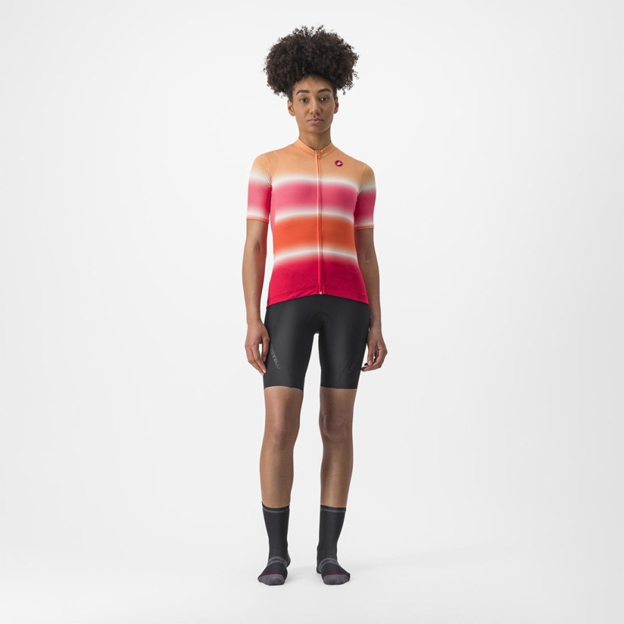 Orange Women Castelli DOLCE Jersey | VAZW-25681