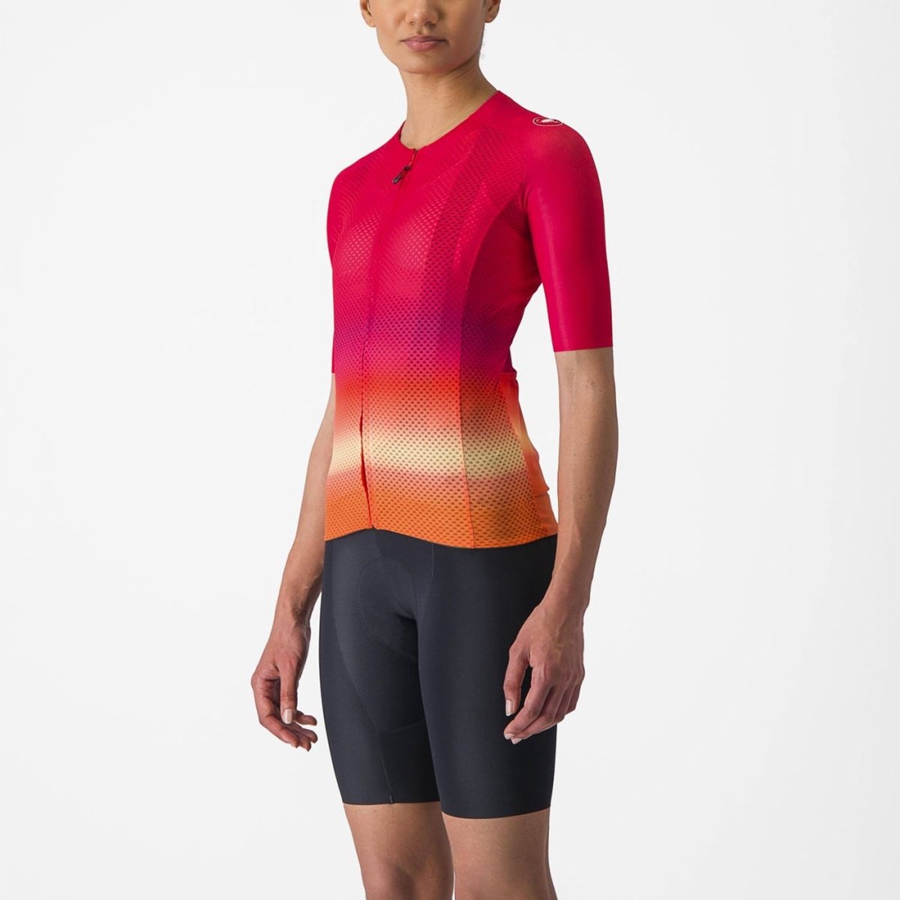 Pink Women Castelli CLIMBER'S 4.0 W Jersey | OUAL-35612