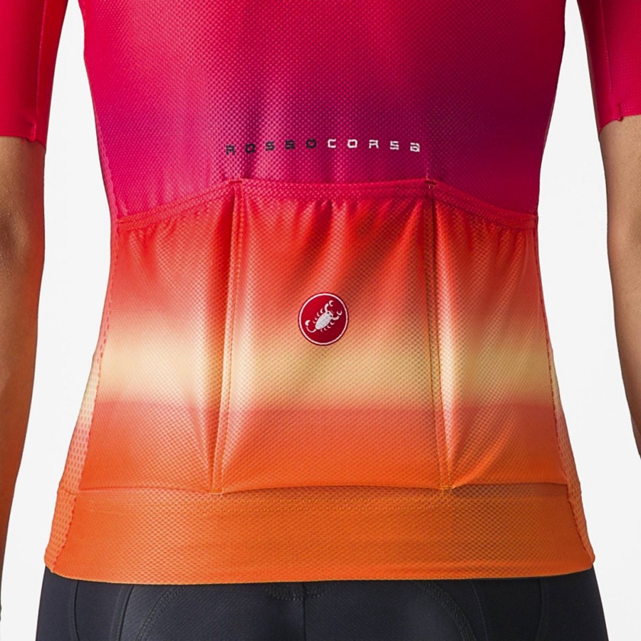 Pink Women Castelli CLIMBER'S 4.0 W Jersey | OUAL-35612