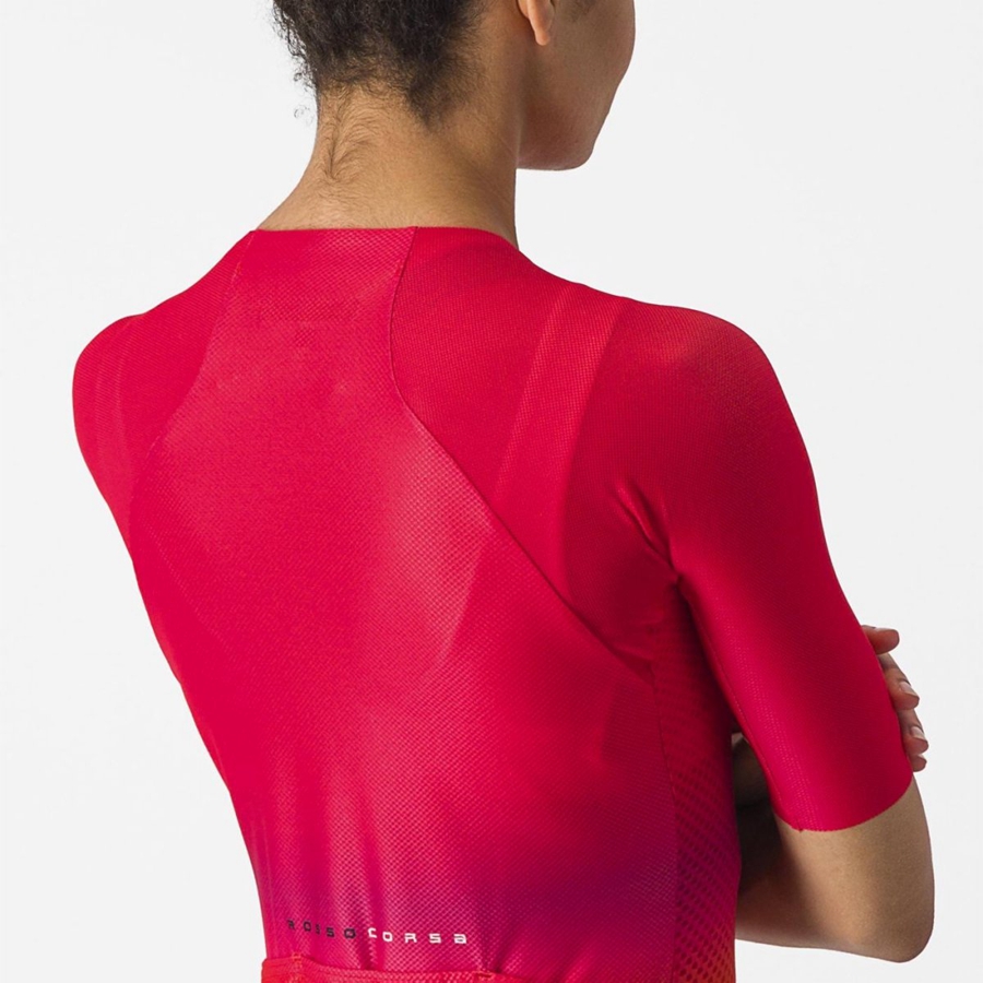 Pink Women Castelli CLIMBER'S 4.0 W Jersey | OUAL-35612