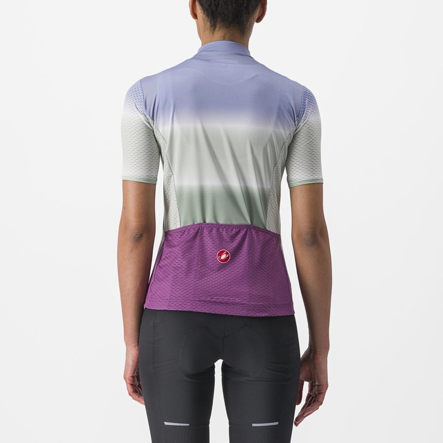 Purple White Women Castelli DOLCE Jersey | KUVW-76815