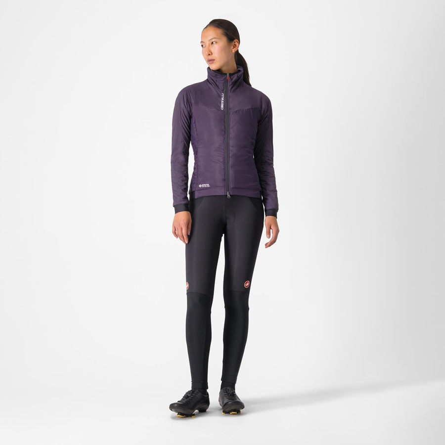 Purple Women Castelli FLY THERMAL W Jackets | YUEF-65781