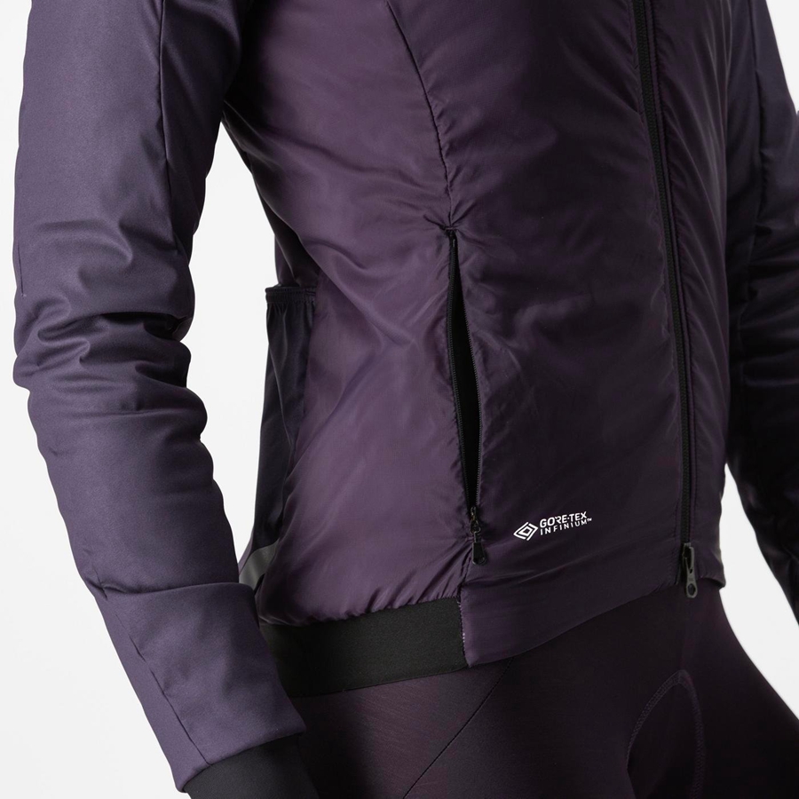 Purple Women Castelli FLY THERMAL W Jackets | YUEF-65781