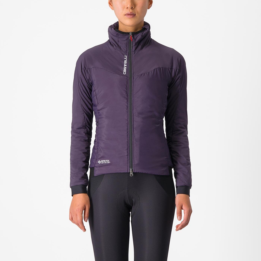 Purple Women Castelli FLY THERMAL W Jackets | YUEF-65781