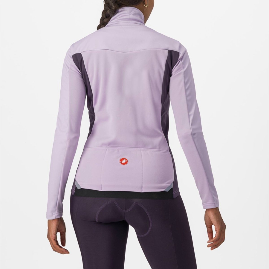 Purple Women Castelli TRANSITION 2 W Jackets | XKOE-70328