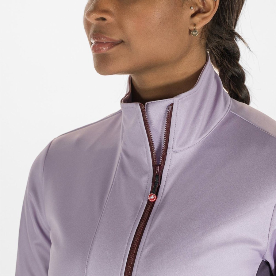 Purple Women Castelli TRANSITION 2 W Jackets | XKOE-70328