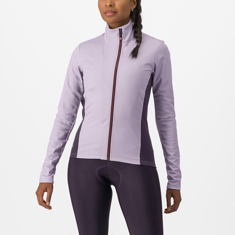 Purple Women Castelli TRANSITION 2 W Jackets | XKOE-70328