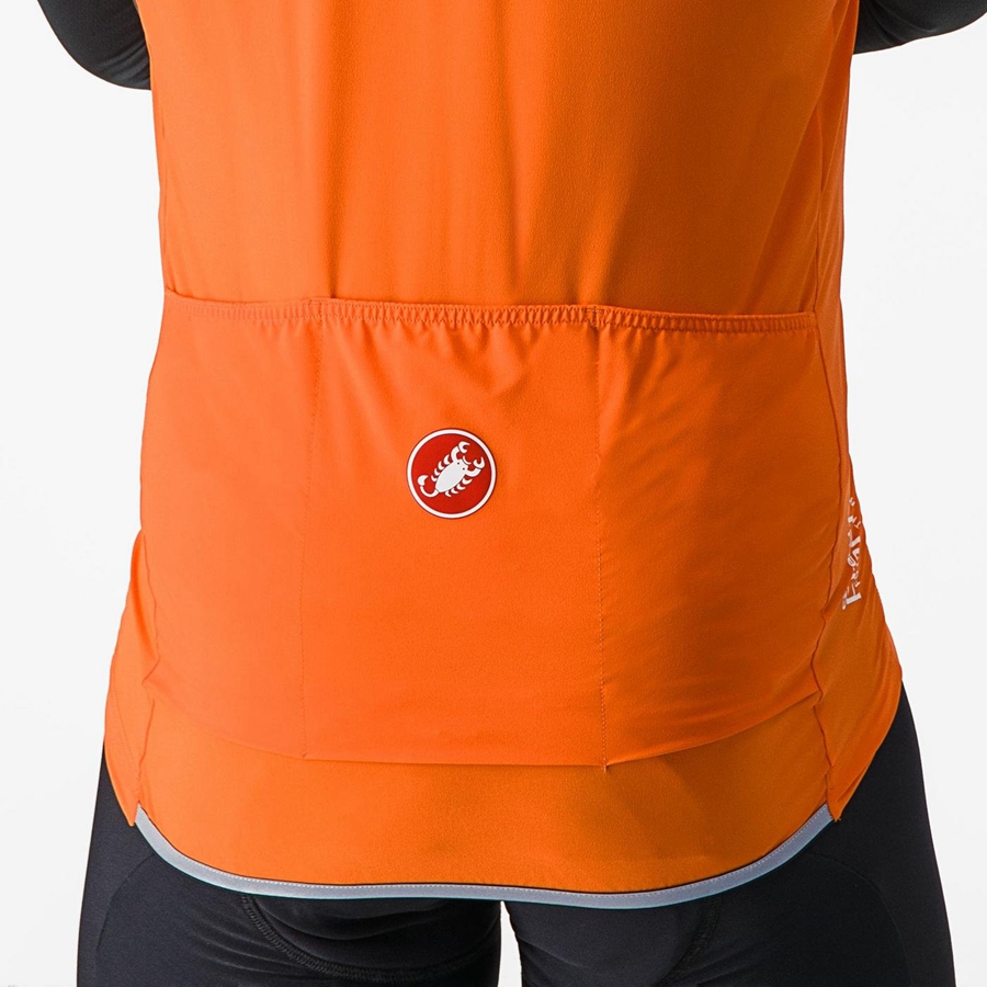 Red Orange Men Castelli PERFETTO RoS 2 Vest | KRGH-17509