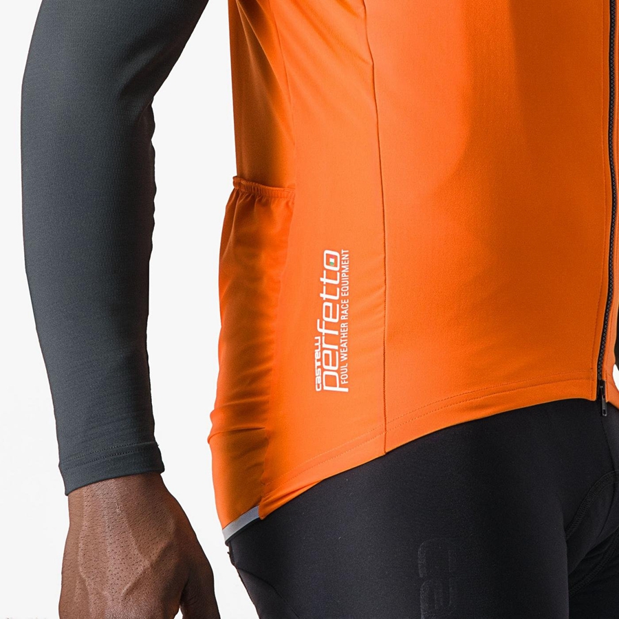 Red Orange Men Castelli PERFETTO RoS 2 Vest | KRGH-17509