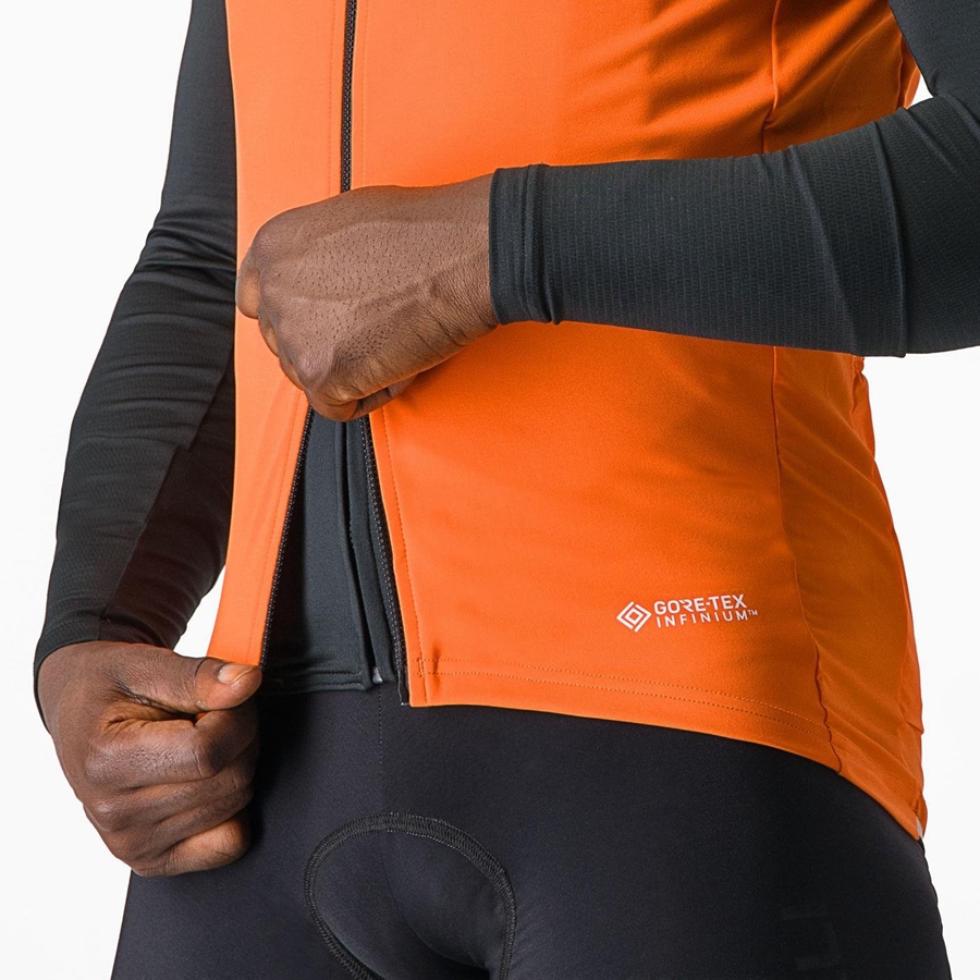 Red Orange Men Castelli PERFETTO RoS 2 Vest | KRGH-17509