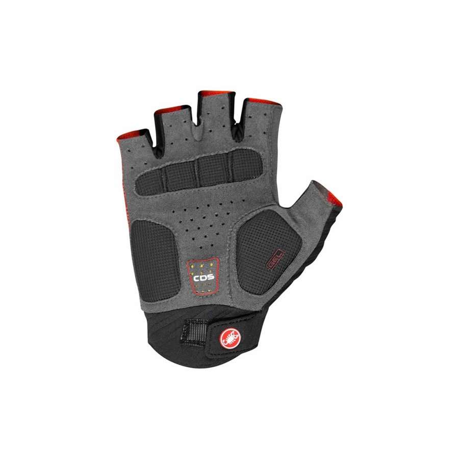 Red Women Castelli ROUBAIX GEL 2 Gloves | FRNE-25743