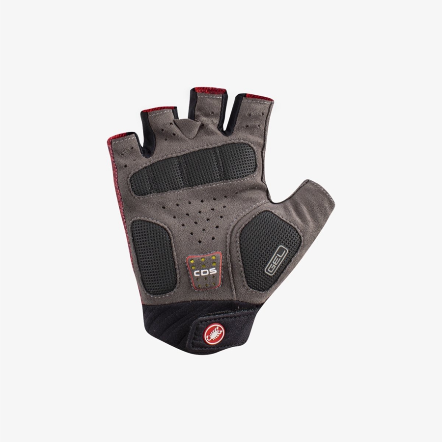 Red Women Castelli ROUBAIX GEL 2 Gloves | ZTGJ-86549