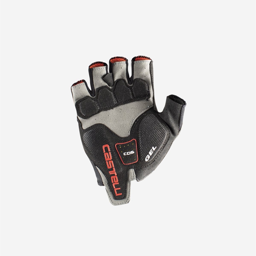 Red / Black Men Castelli ARENBERG GEL 2 Gloves | ADYG-70295