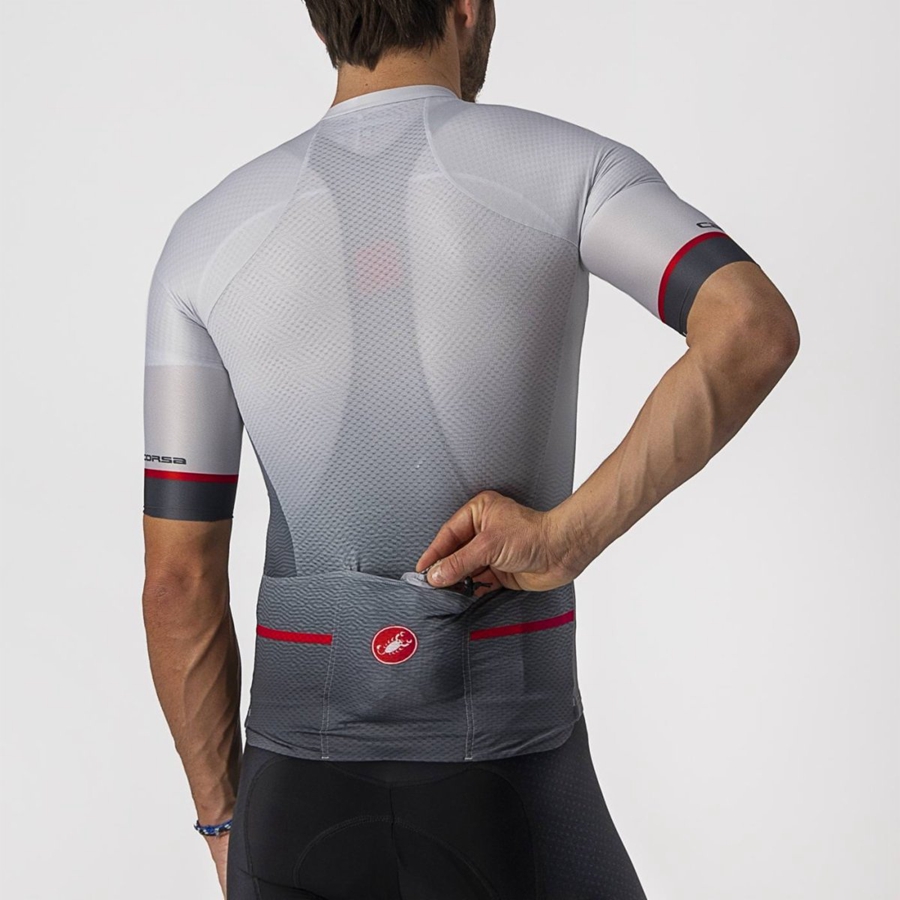 Silver Grey Men Castelli ARIA SHELL Protection | VZIA-02463