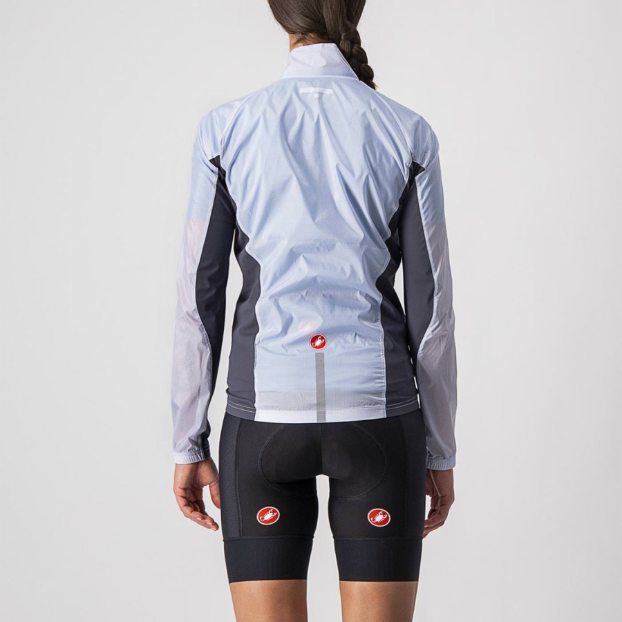 Silver Grey / Dark Grey Women Castelli SQUADRA STRETCH W Protection | WMCS-69804