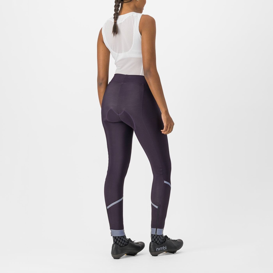 Silver Women Castelli VELOCISSIMA THERMAL Leggings | LGFA-84531