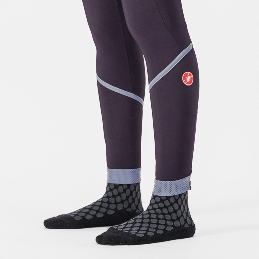 Silver Women Castelli VELOCISSIMA THERMAL Leggings | LGFA-84531