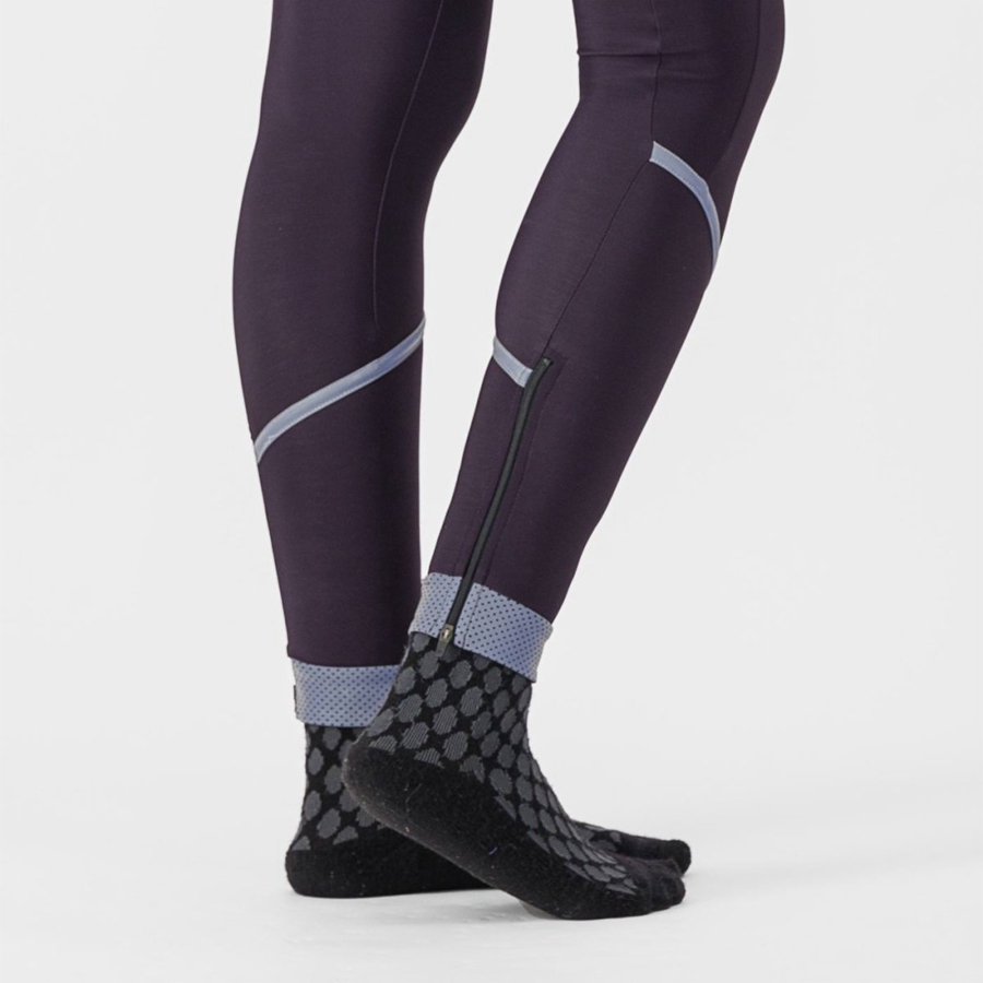 Silver Women Castelli VELOCISSIMA THERMAL Leggings | LGFA-84531