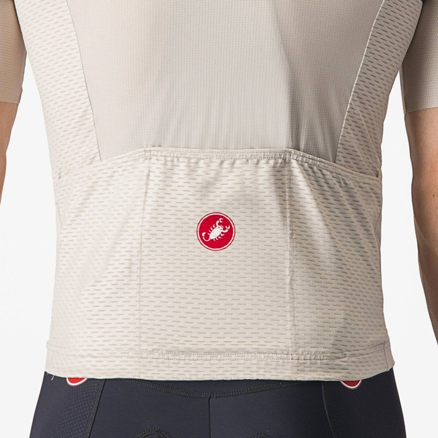 Silver / Blue Men Castelli TRADIZIONE Jersey | YDIW-14528