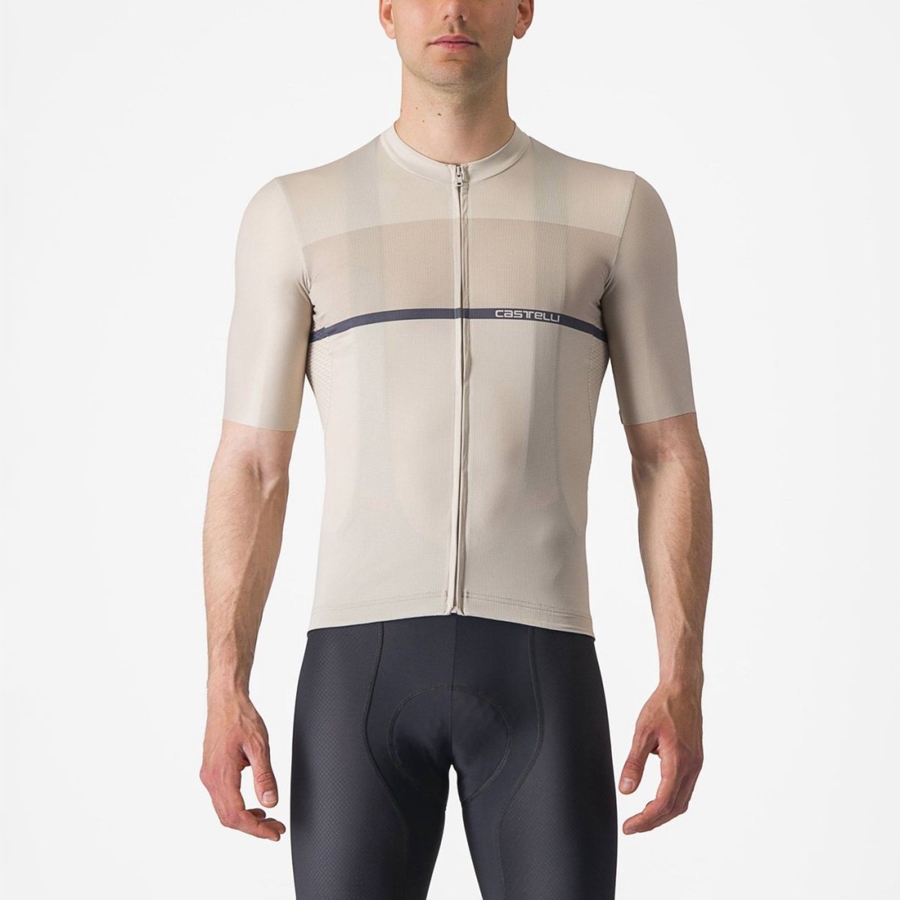 Silver / Blue Men Castelli TRADIZIONE Jersey | YDIW-14528