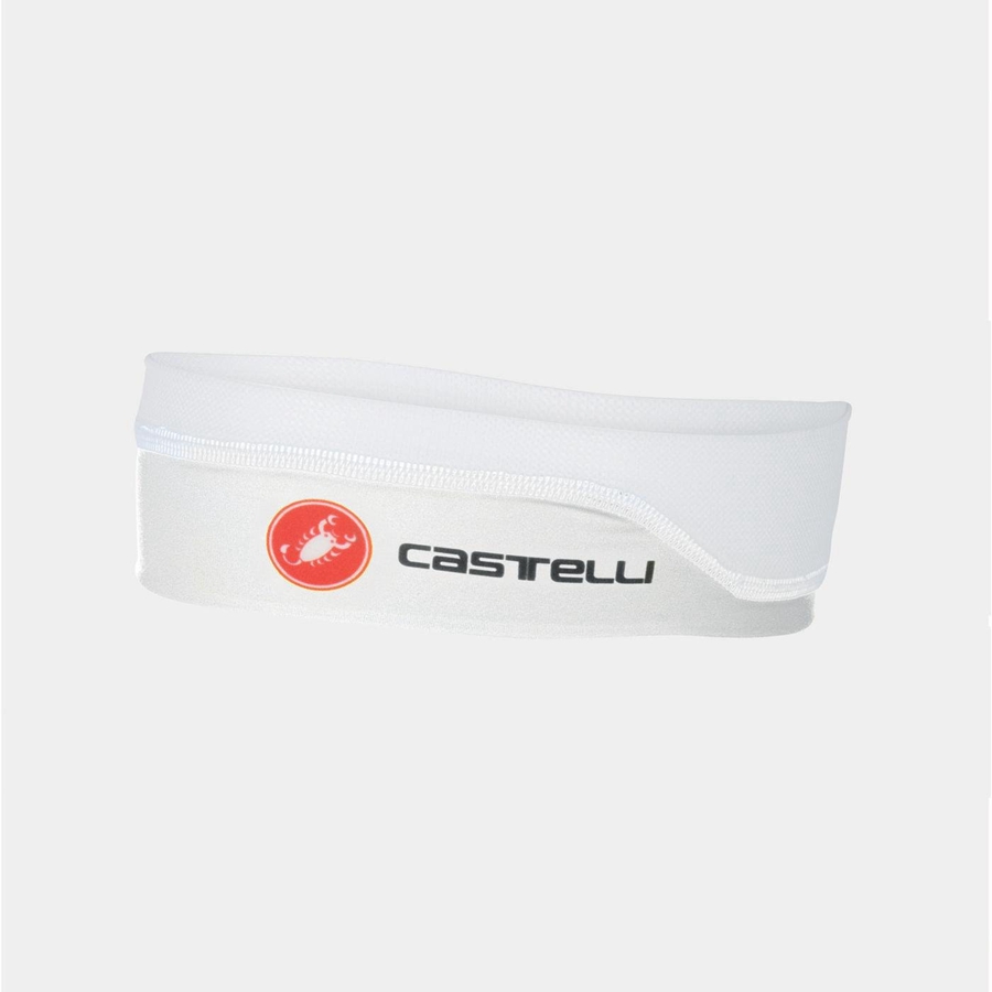 White Men Castelli SUMMER Headband | COQV-83275