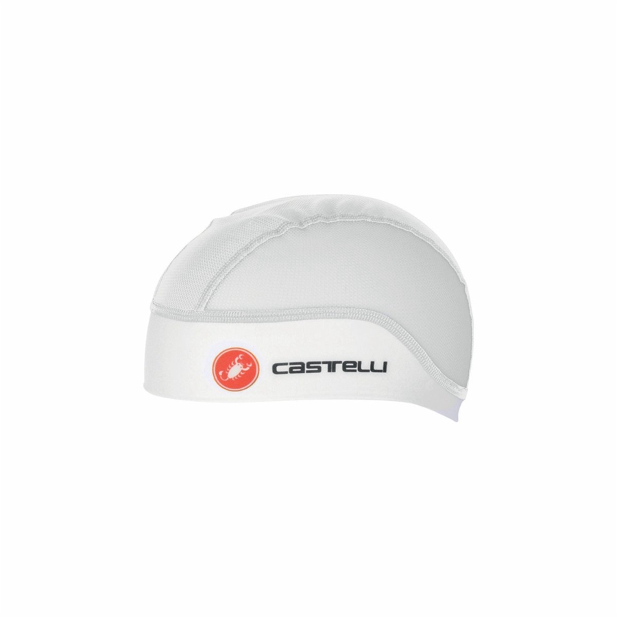 White Men Castelli SUMMER SKULL Cap | ZWJN-35027