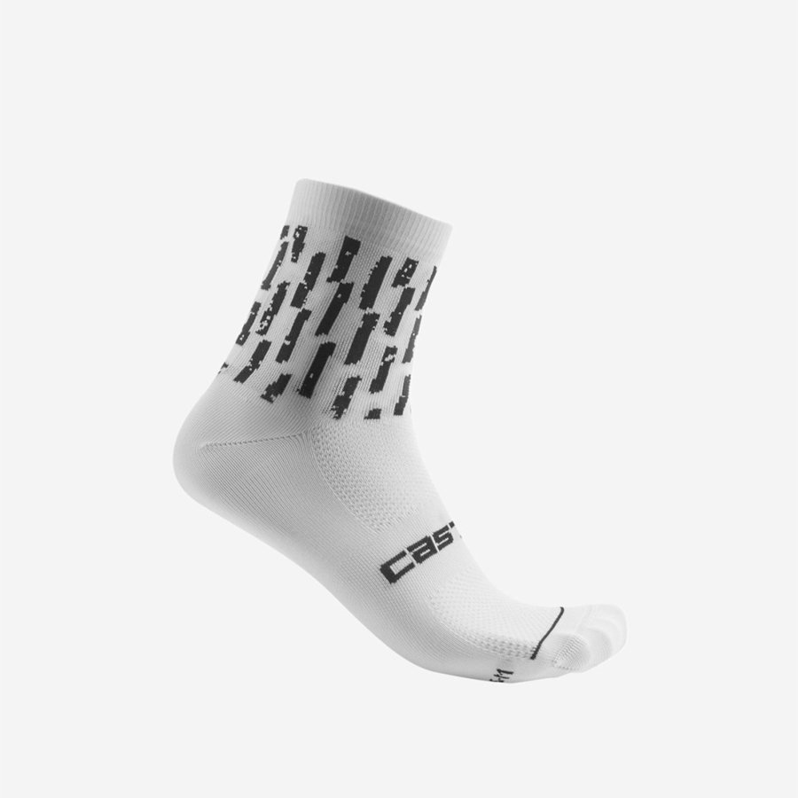 White Women Castelli AERO PRO W 9 CM Socks | ZCQM-21630