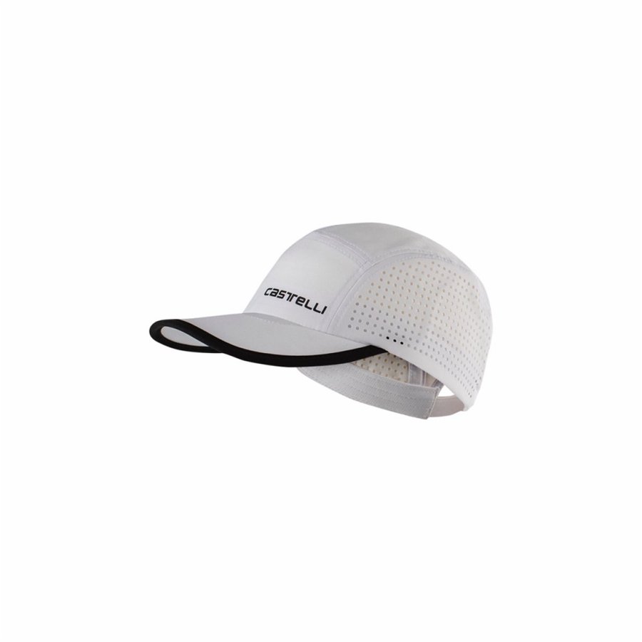 White Women Castelli LAST LEG Cap | UHMZ-76091