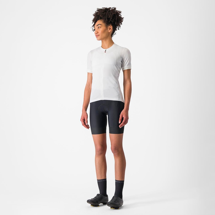 White Women Castelli LIBERA Jersey | KSQL-75068