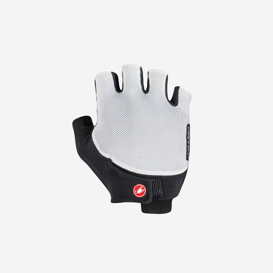 White / Black Women Castelli ENDURANCE W Gloves | CEAG-42153