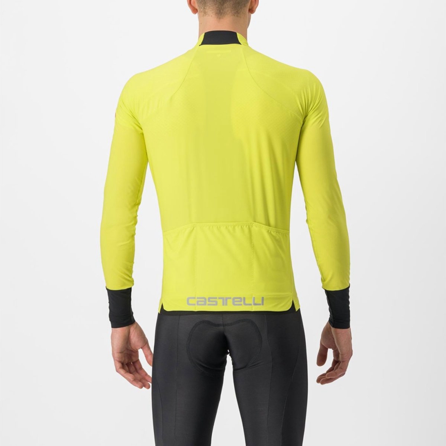 Yellow Men Castelli FLIGHT AIR Jersey | GZLA-56978