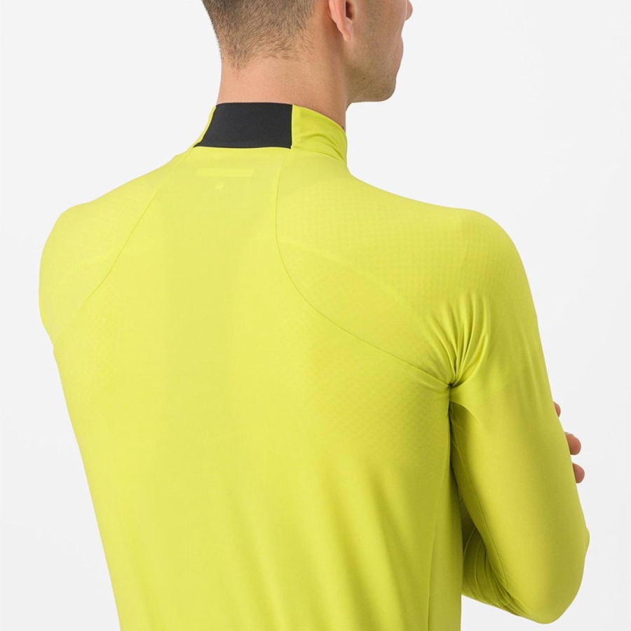 Yellow Men Castelli FLIGHT AIR Jersey | GZLA-56978