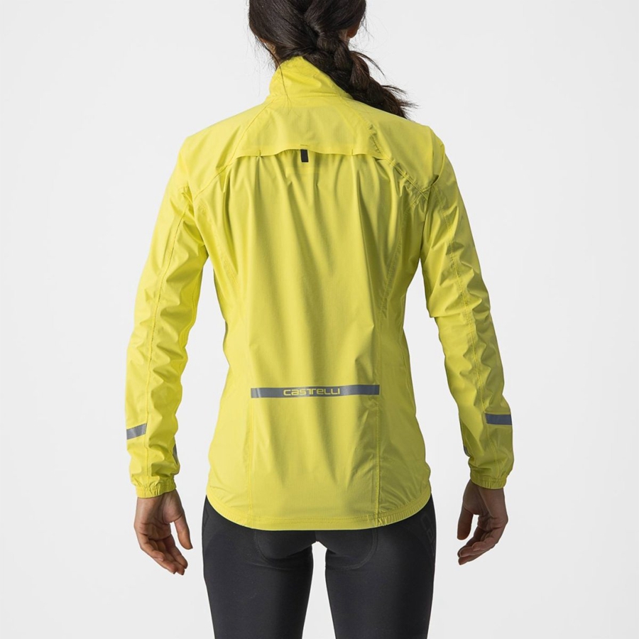 Yellow Women Castelli EMERGENCY 2 W RAIN Protection | HQTA-38215