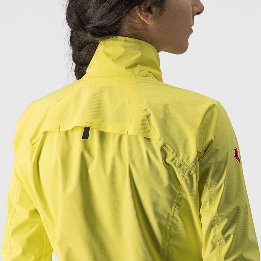 Yellow Women Castelli EMERGENCY 2 W RAIN Protection | HQTA-38215