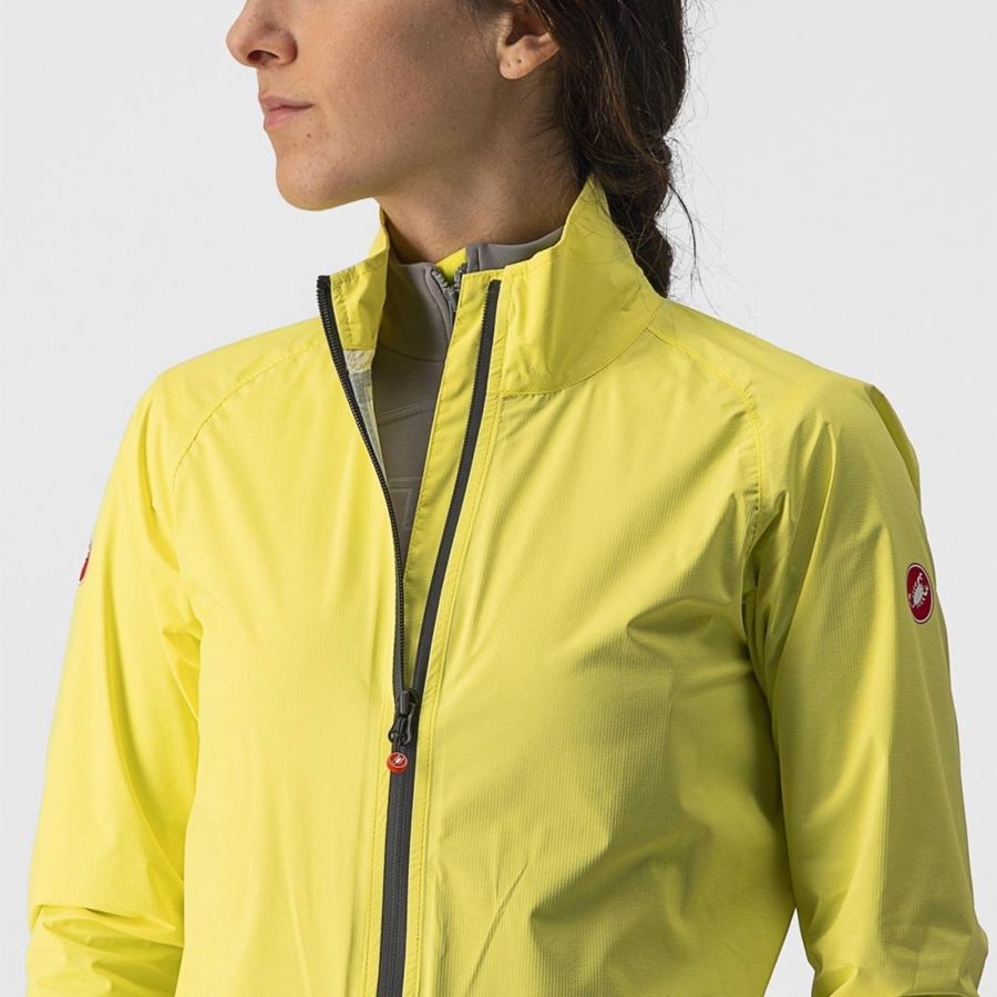 Yellow Women Castelli EMERGENCY 2 W RAIN Protection | HQTA-38215