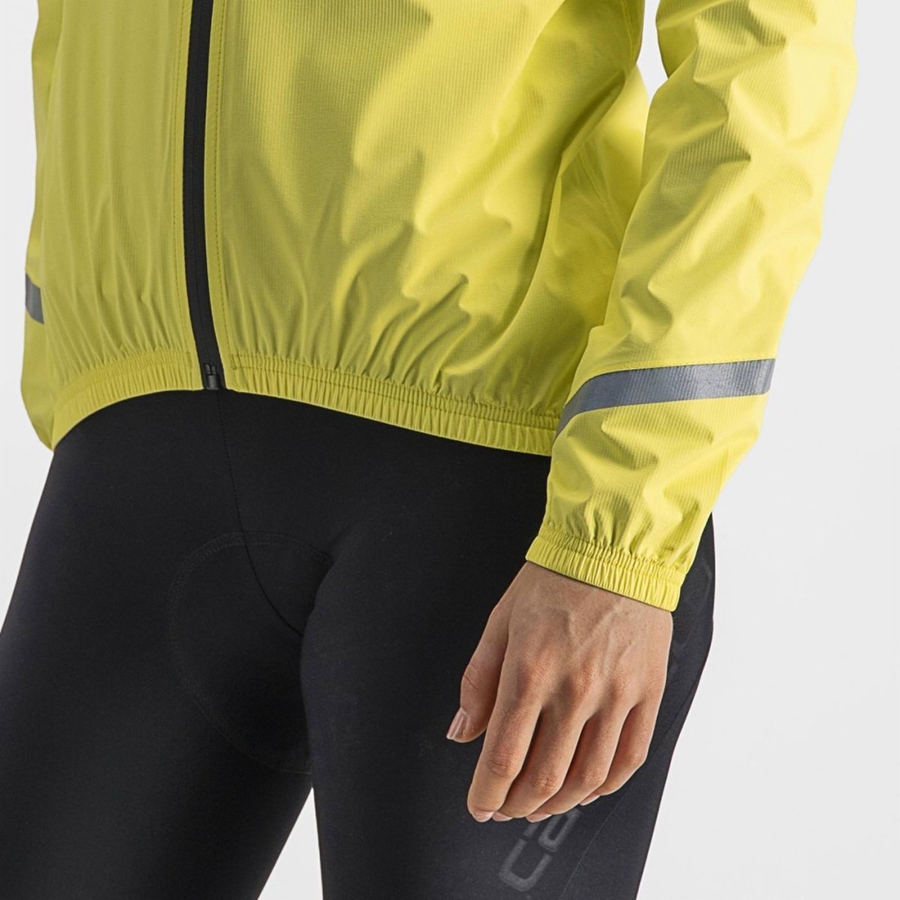 Yellow Women Castelli EMERGENCY 2 W RAIN Protection | HQTA-38215